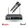 Roof R-720 / 2 El UHF Kablosuz Telsiz Mikrofon